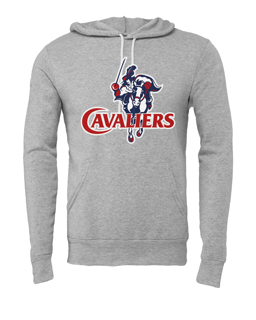 Tri-County Cavaliers Big Logo Hoodie - Athletic Heather