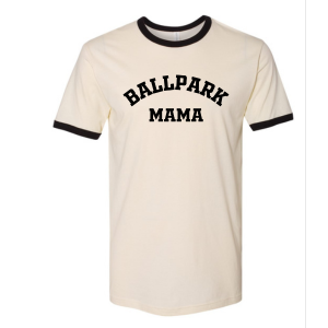 Ballpark Mama Cotton Ringer Tshirt - Multiple Colors