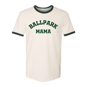 Ballpark Mama Cotton Ringer Tshirt - Multiple Colors