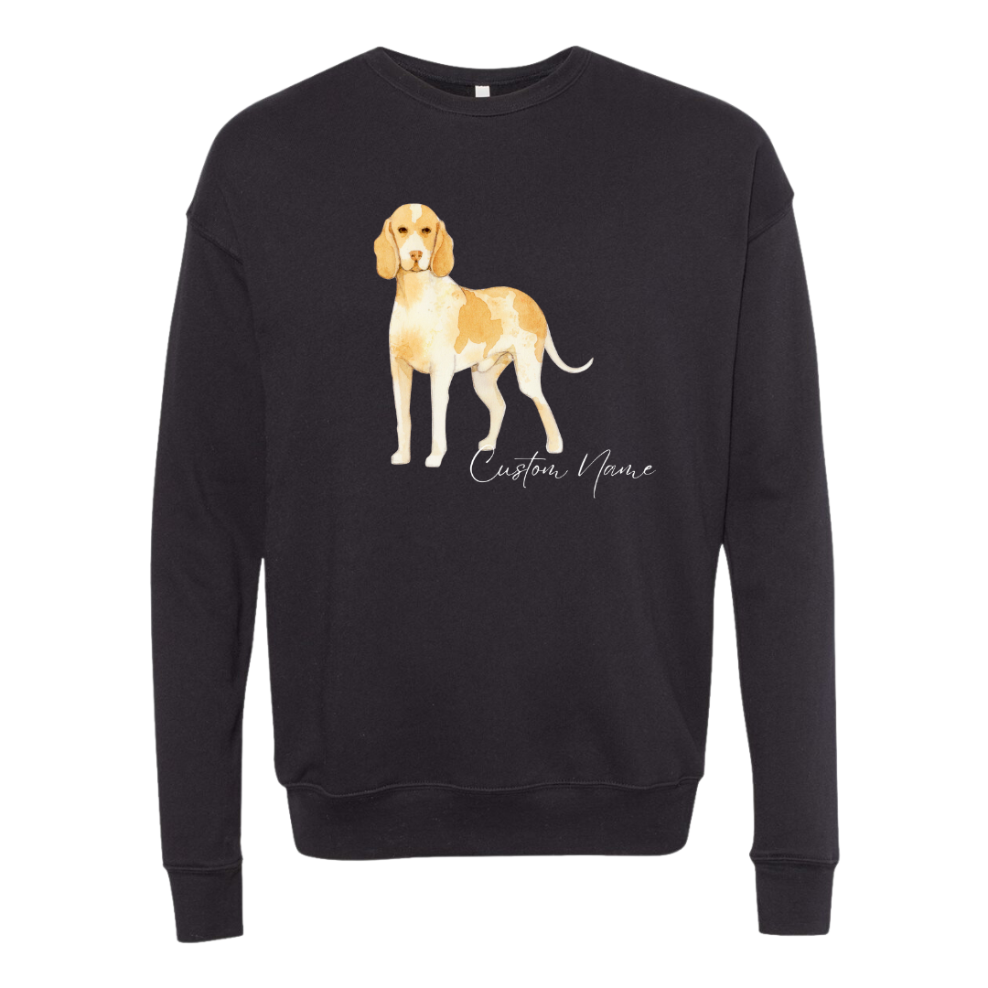 Custom Bracco Italiano Crew Sweatshirt - Various Colors
