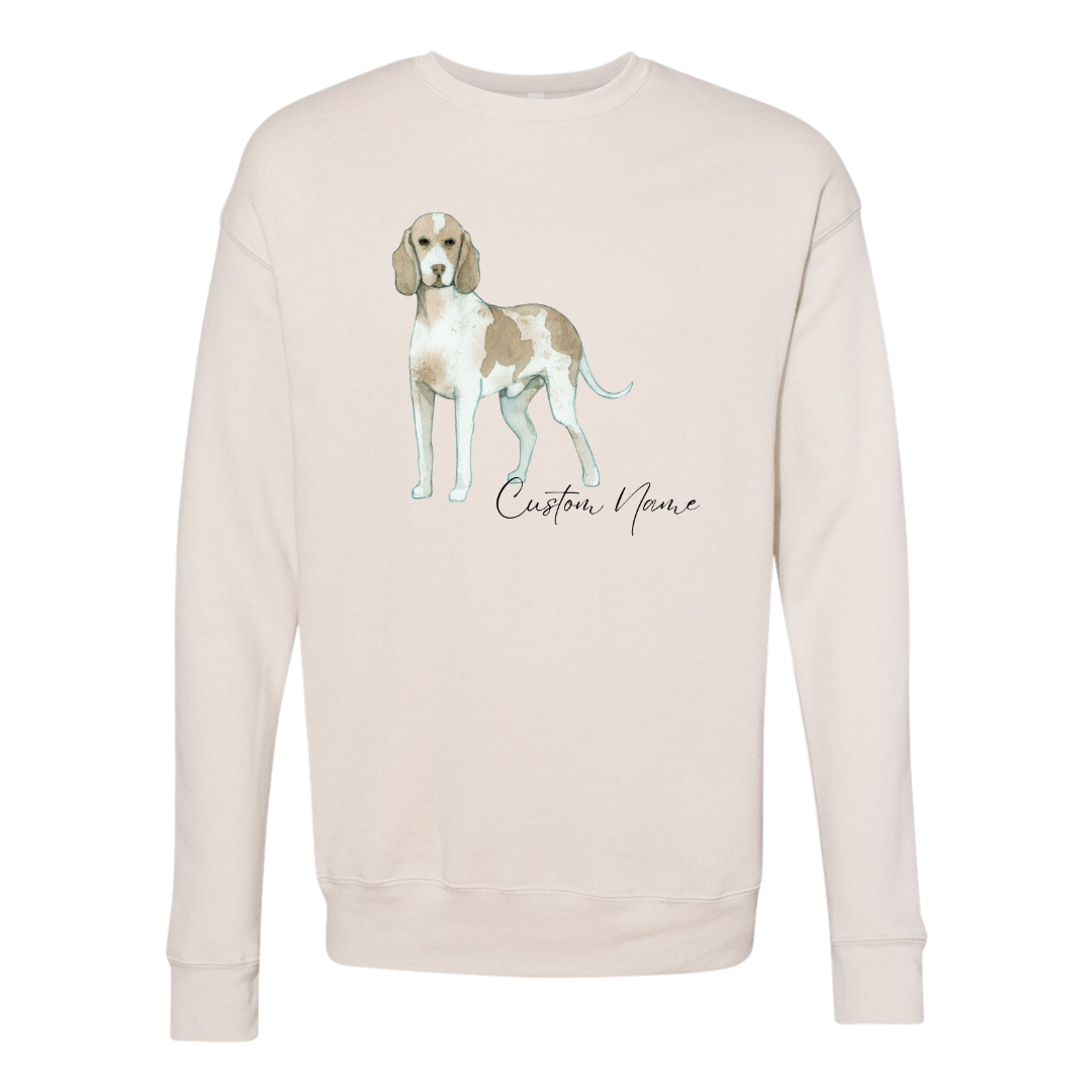 Custom Bracco Italiano Crew Sweatshirt - Various Colors