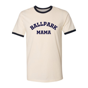 Ballpark Mama Cotton Ringer Tshirt - Multiple Colors