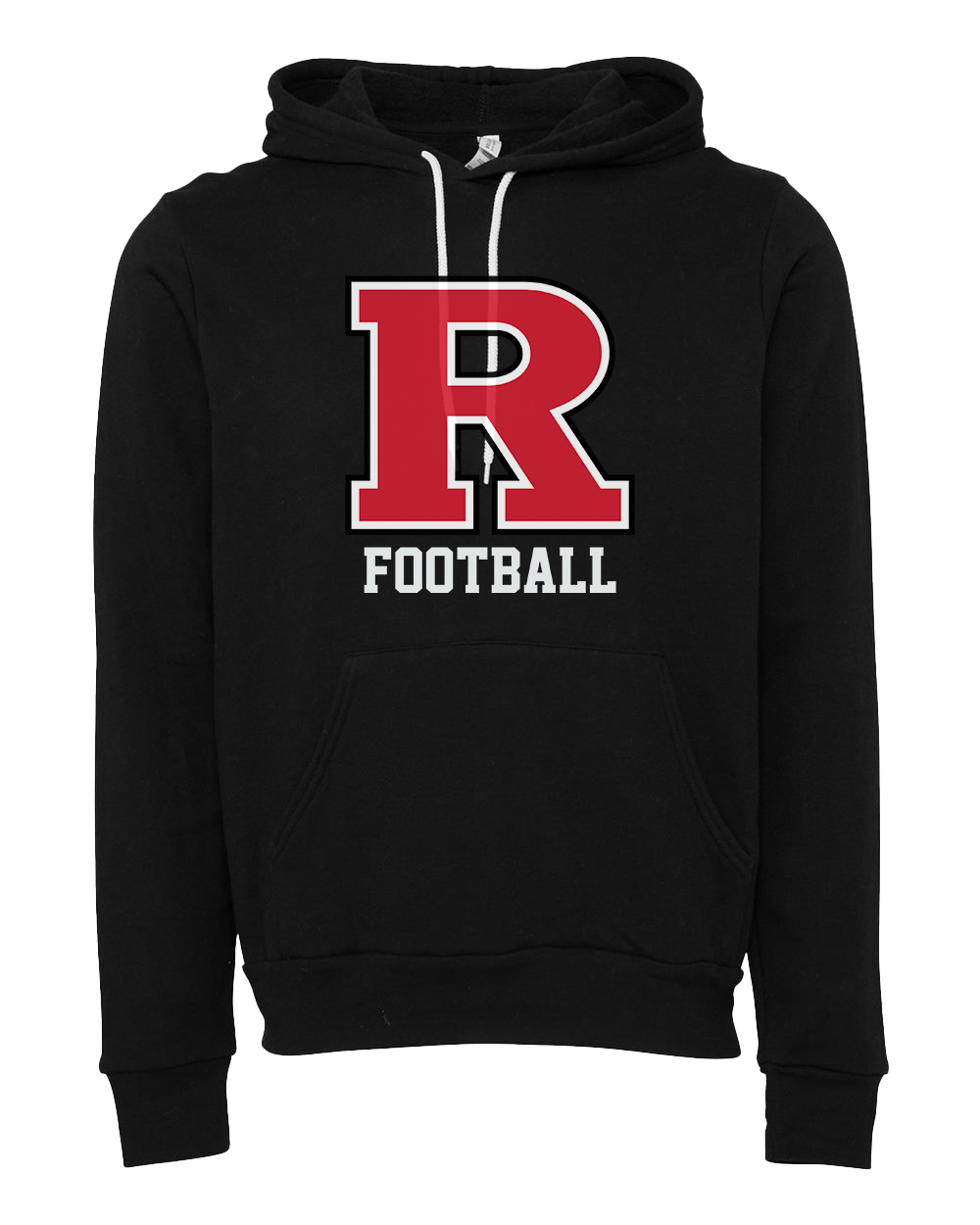 Rensselaer Central Bombers Football Hooded Sweatshirt - Black