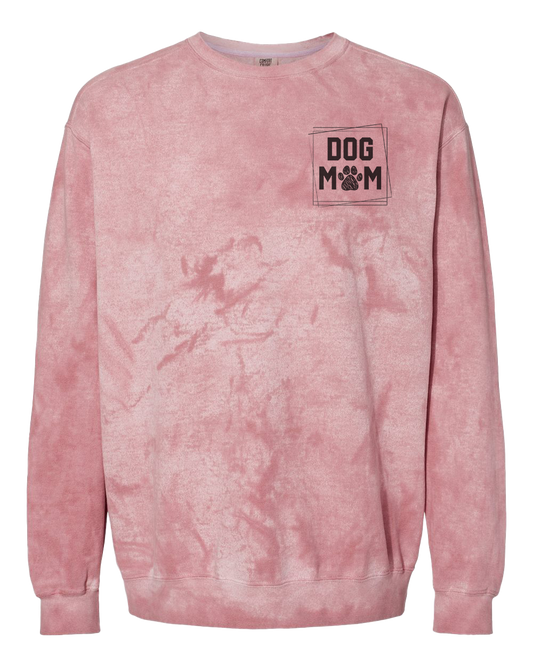 Dog Mom Crew Sweatshirt - Clay