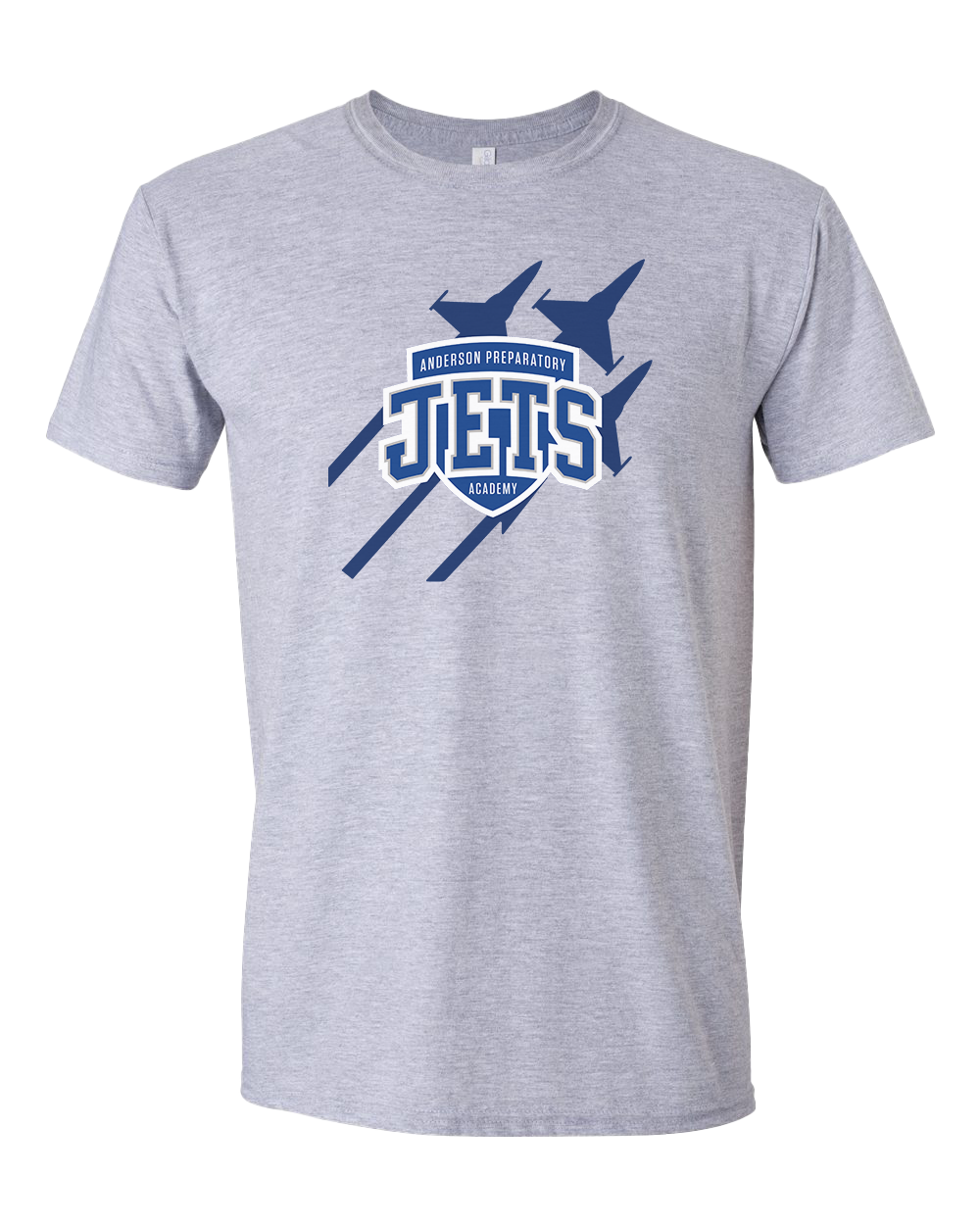 Anderson Preparatory Academy Jets Tshirt - Sport Grey