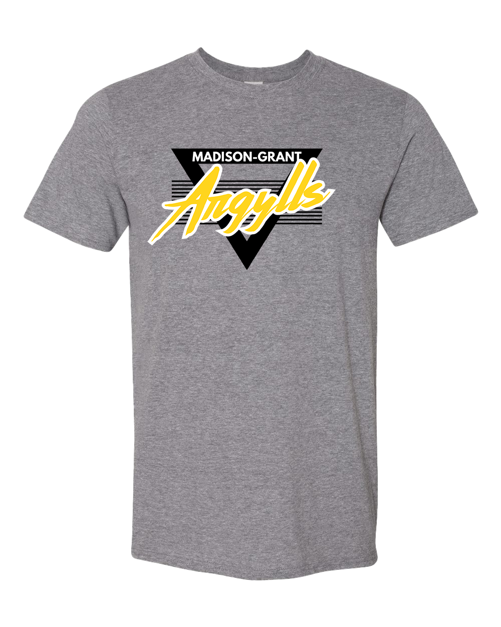 Madison Grant Argylls Retro 90s Tshirt - Graphite Heather