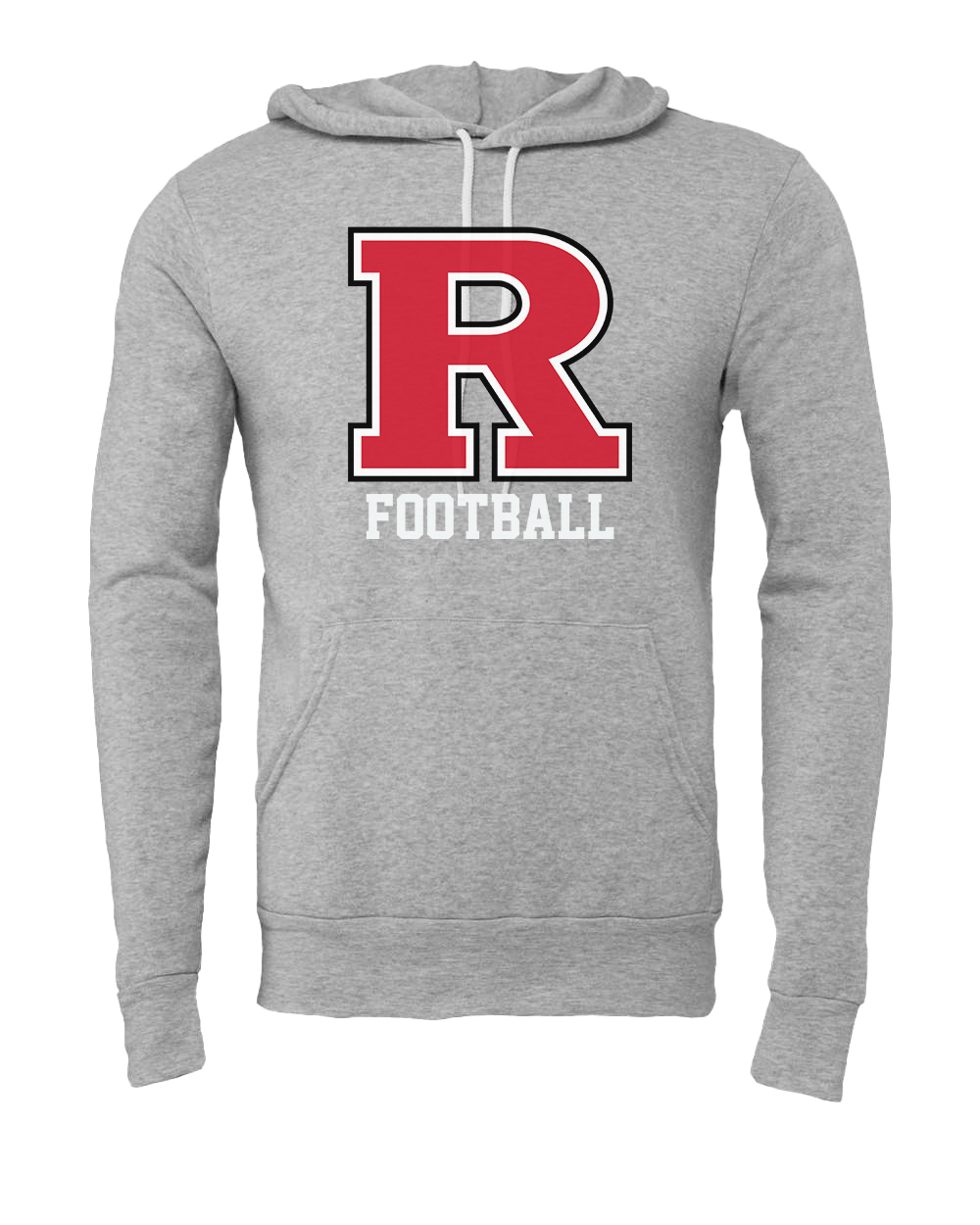 Rensselaer Central Bombers Football Hooded Sweatshirt - Athletic Heather