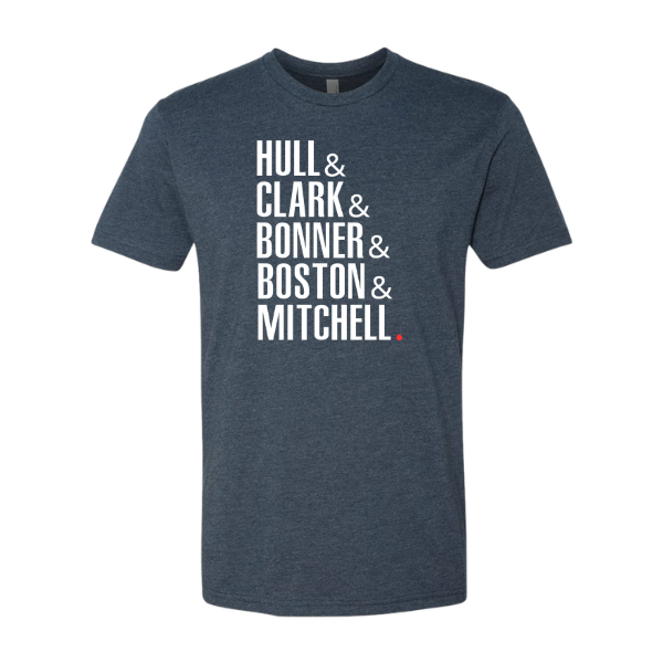 Indiana Basketball Clark Boston Hull Bonner Mitchell Tshirt - Various Colors