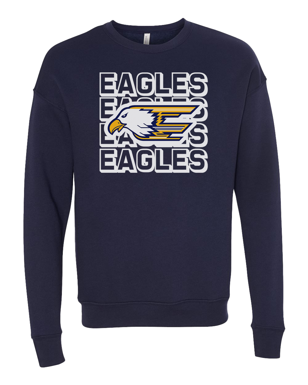 Delta EAGLES Crew Sweatshirt - Navy