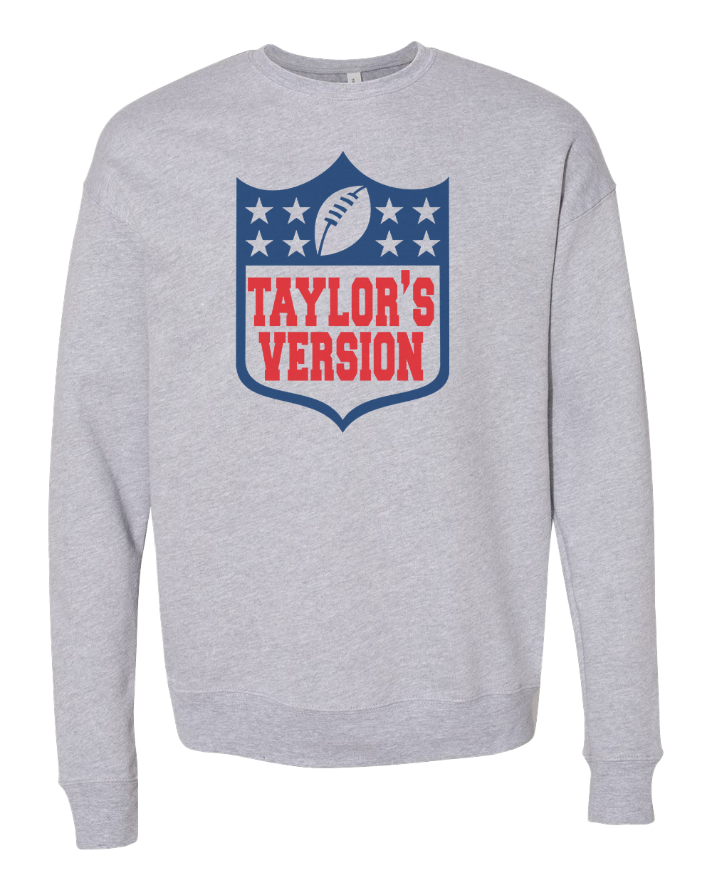 Taylor's Version Football Crew Sweatshirt - Athletic Heather