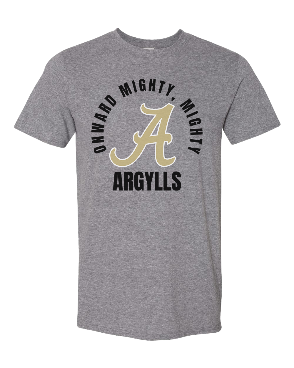 Madison Grant Argylls Fight Song Tshirt - Graphite Heather
