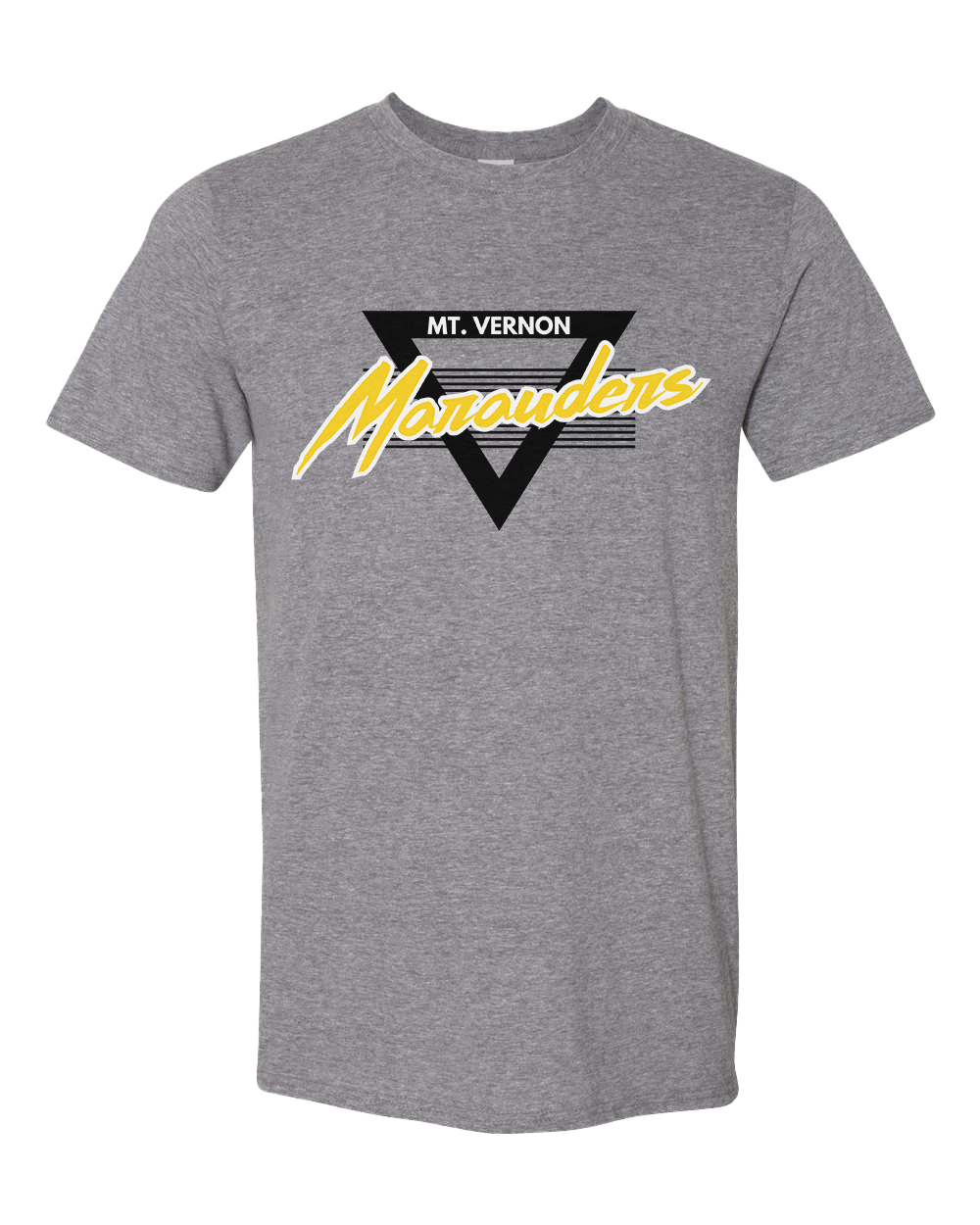 Mt. Vernon Marauders Retro 90's Tshirt - Graphite Heather