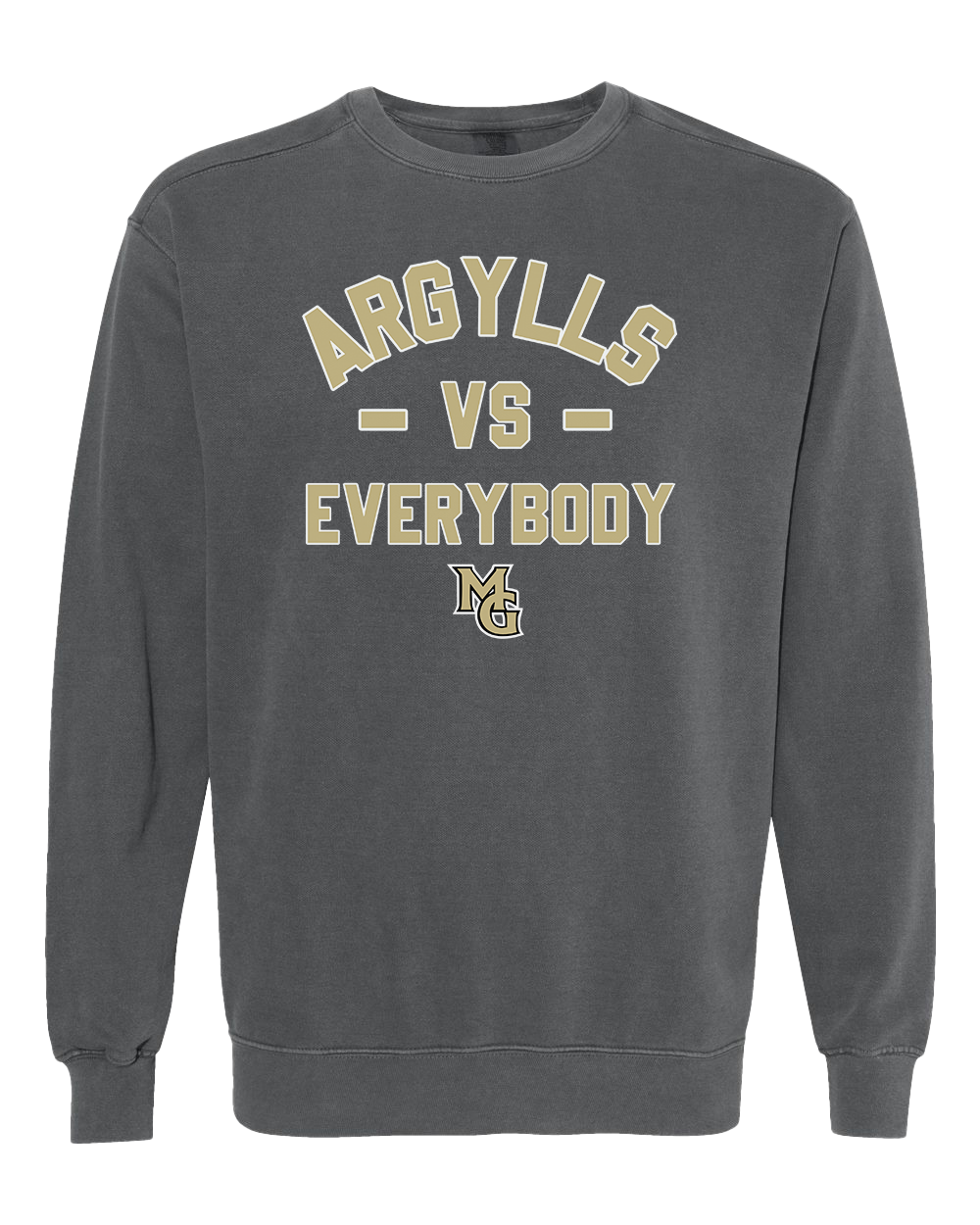 Argylls vs Everybody Crew Sweatshirt - Dark Grey
