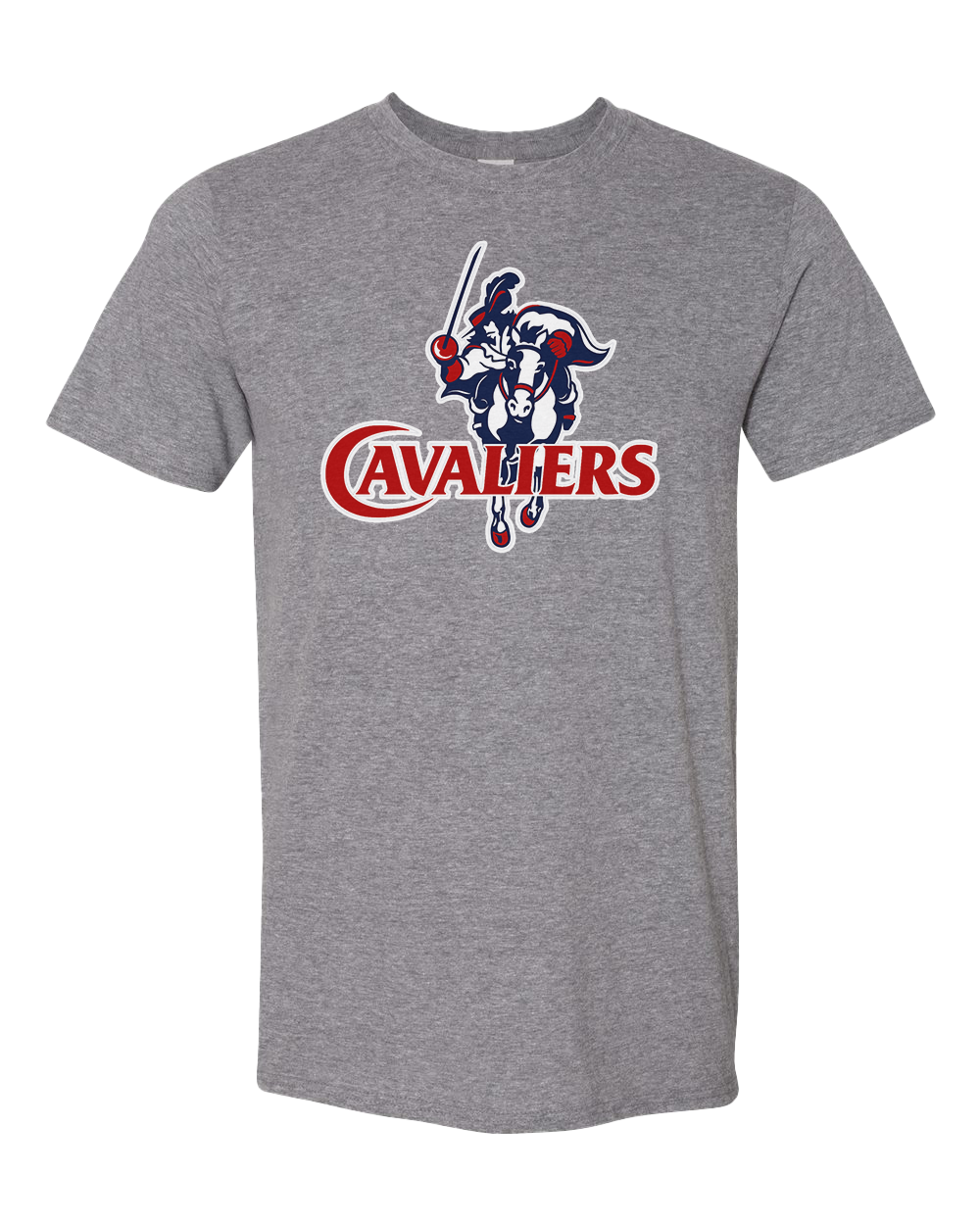Tri-County Cavaliers Big Logo Tshirt - Graphite Heather