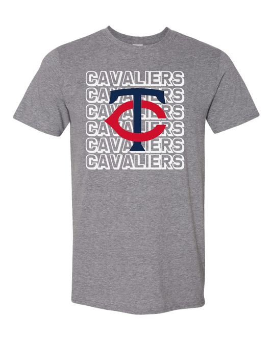 Tri-County Cavaliers Repeat Tshirt - Graphite Heather
