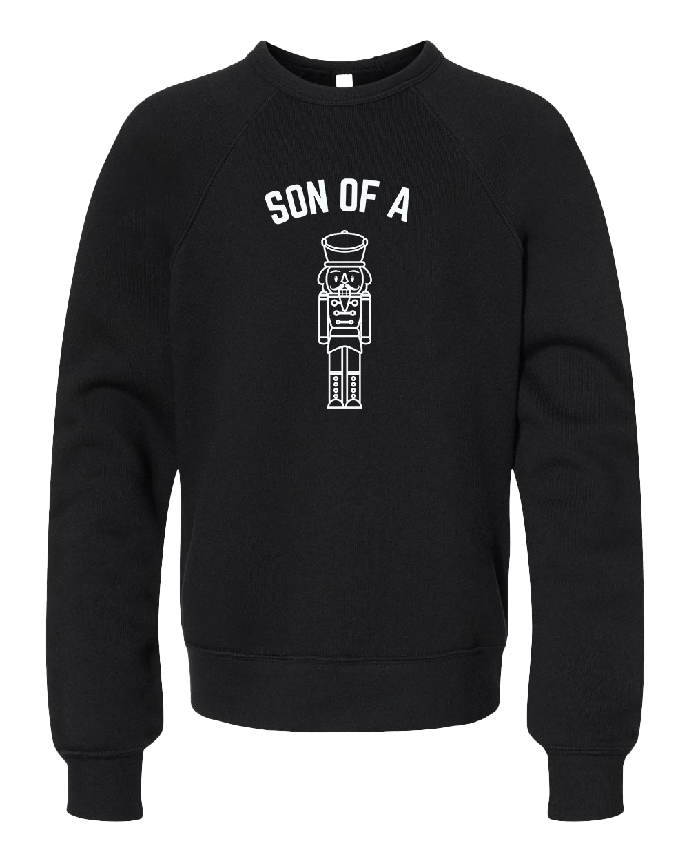 Youth Son of a Nutcracker Crew Sweatshirt - Black
