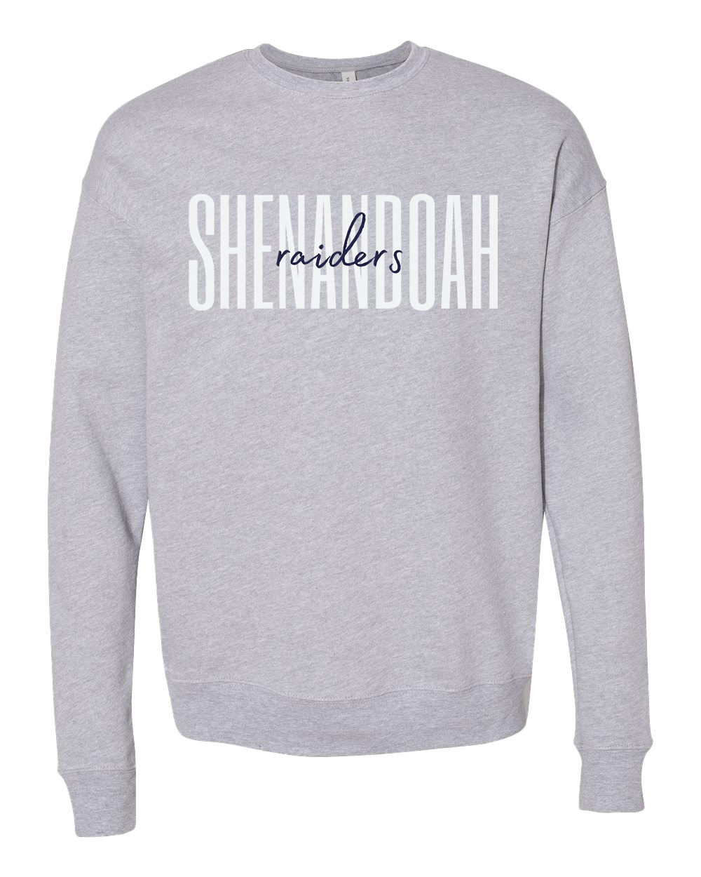 Shenandoah Raiders Script Crew Sweatshirt - Athletic Heather