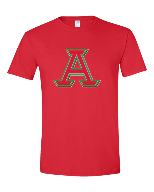 Anderson Indians "A" Tshirt - Red