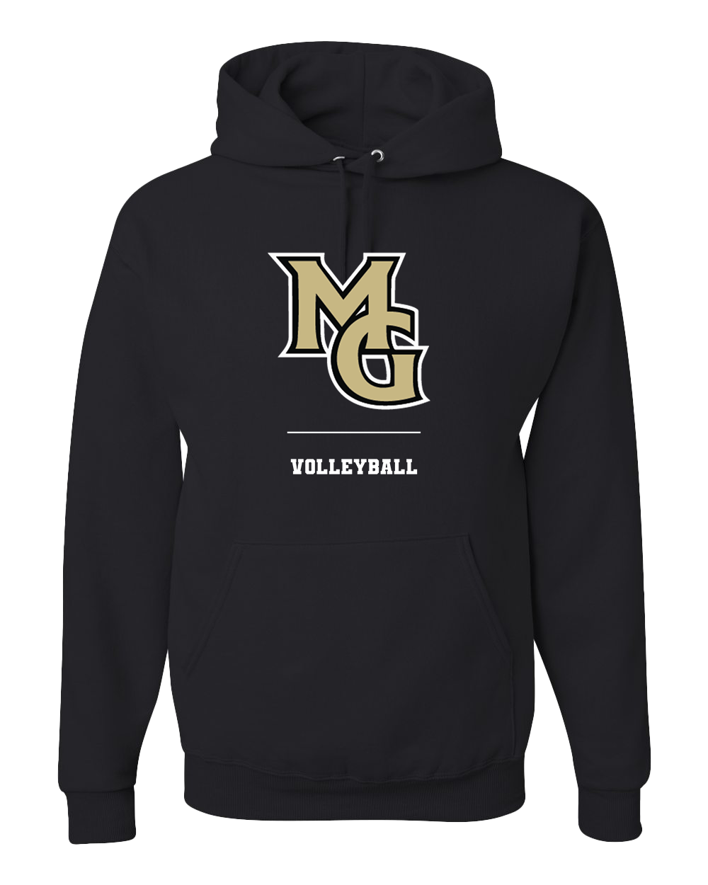 Madison Grant Volleyball Hooded Sweatshirt - Black