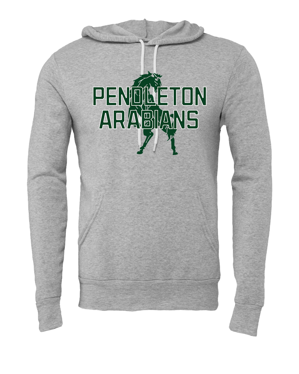 Pendleton Heights Arabians Hoodie - Athletic Grey