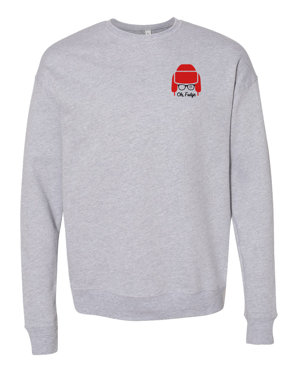 Oh Fudge! Crewneck Sweatshirt - Athletic Heather