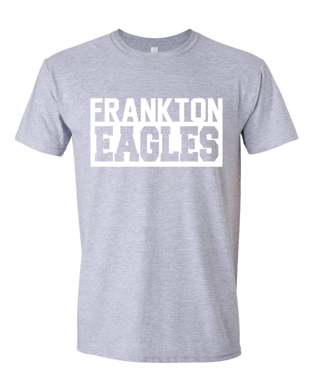 Frankton Eagles Block Tshirt - Sport Grey