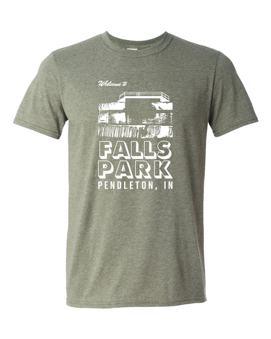 Falls Park Pendleton Tshirt - Heather Military Green
