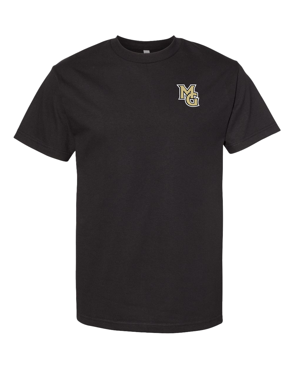 MG Argylls Heavyweight American Apparel Tshirt - Black
