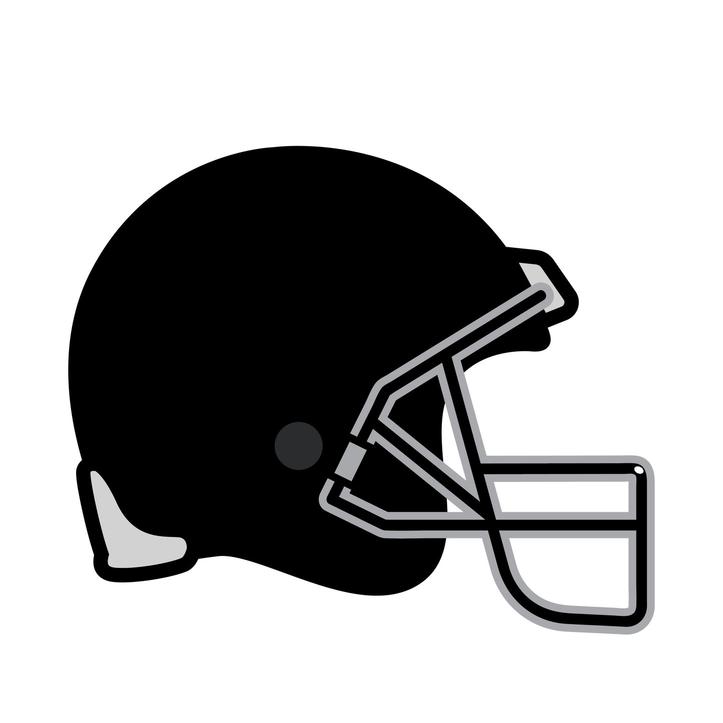 Lapel Bulldogs Football Helmet Sticker