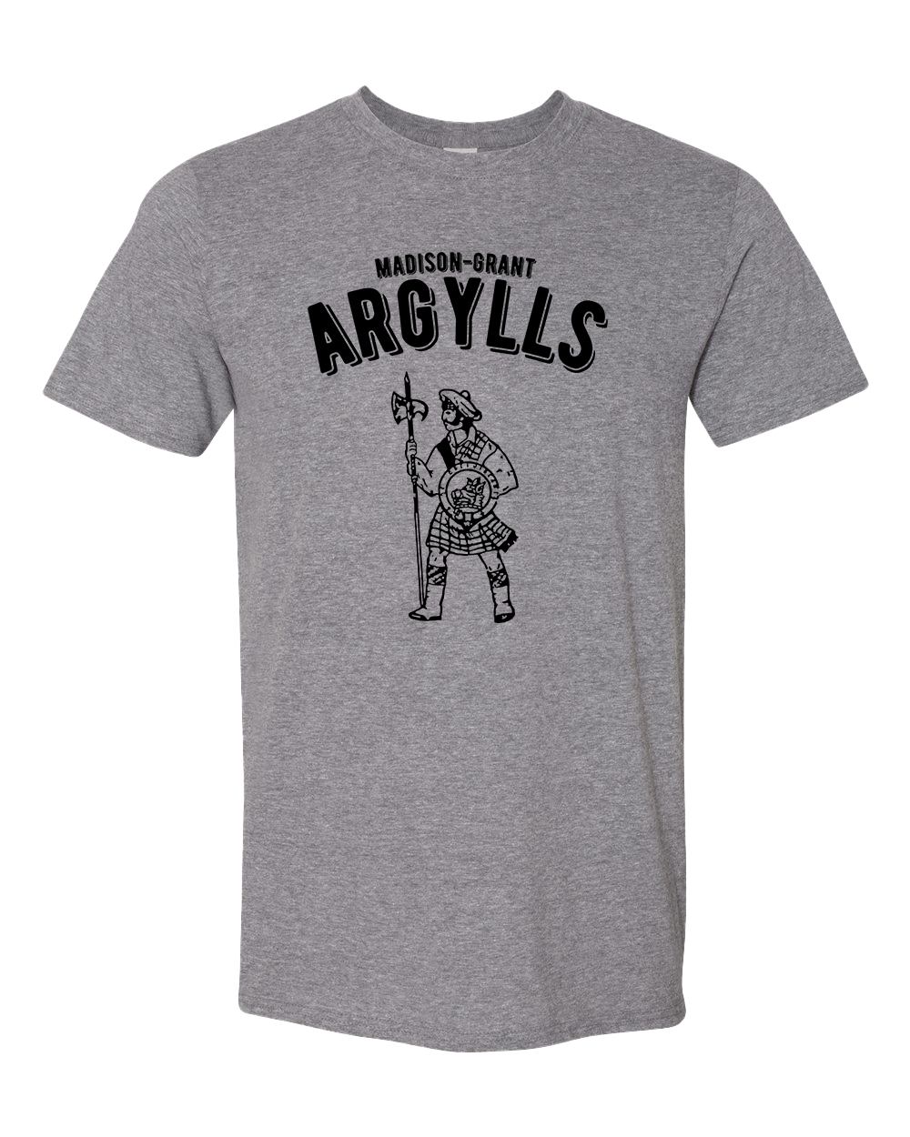 Vintage Madison Grant Argylls Tshirt - Graphite Heather