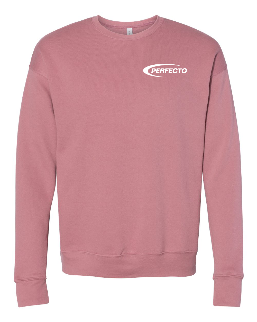 Perfect White Logo Bella Canvas Crew Sweatshirts - Various Colors