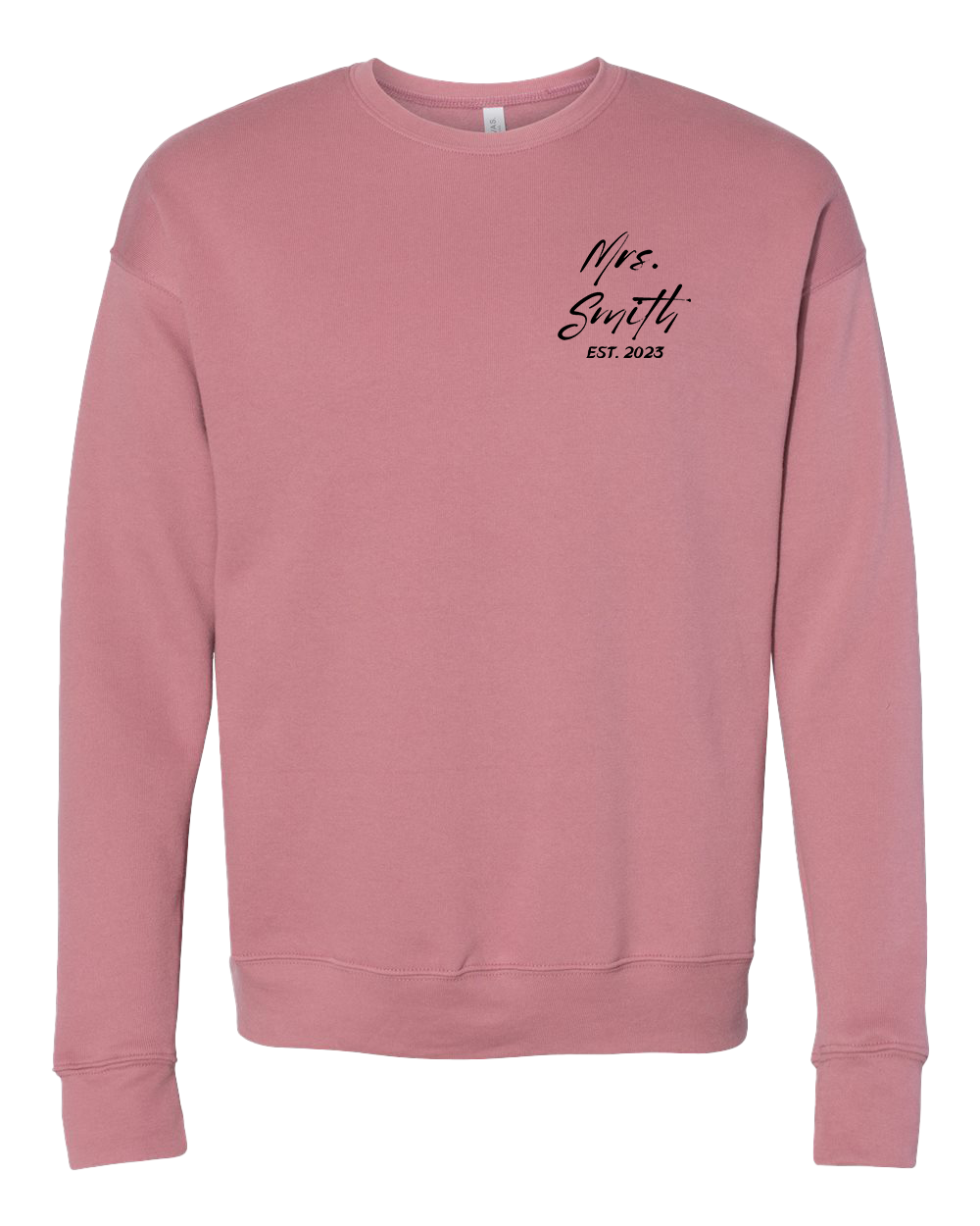 Future Mrs. Custom Name Crew Sweatshirt - Multiple Colors