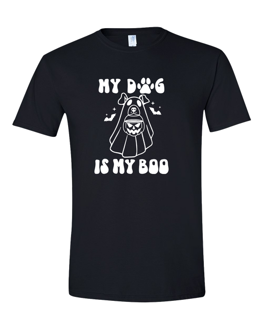My Dog is My Boo Tshirt - Black