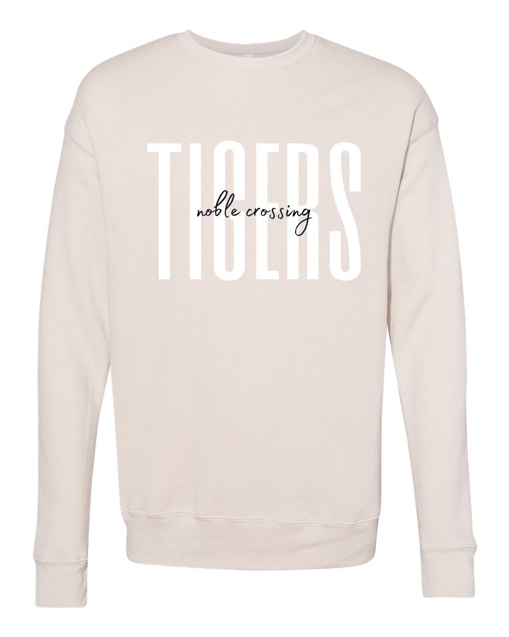 Noble Crossing Tigers Tall Font Crew - Various Colors