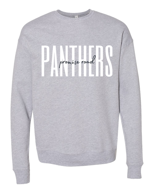 Promise Road Panthers Tall Font Crew - Various Colors