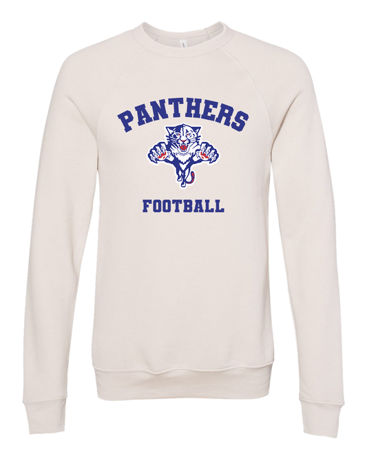 Elwood Panther Football Crew Sweatshirt - Heather Dust
