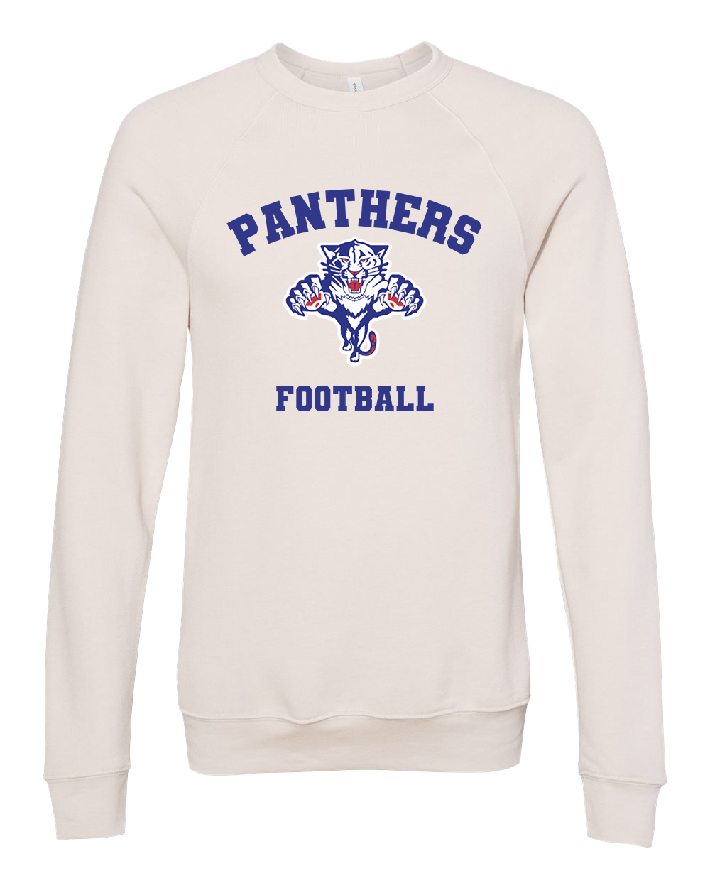 Elwood Panther Football Crew Sweatshirt - Heather Dust