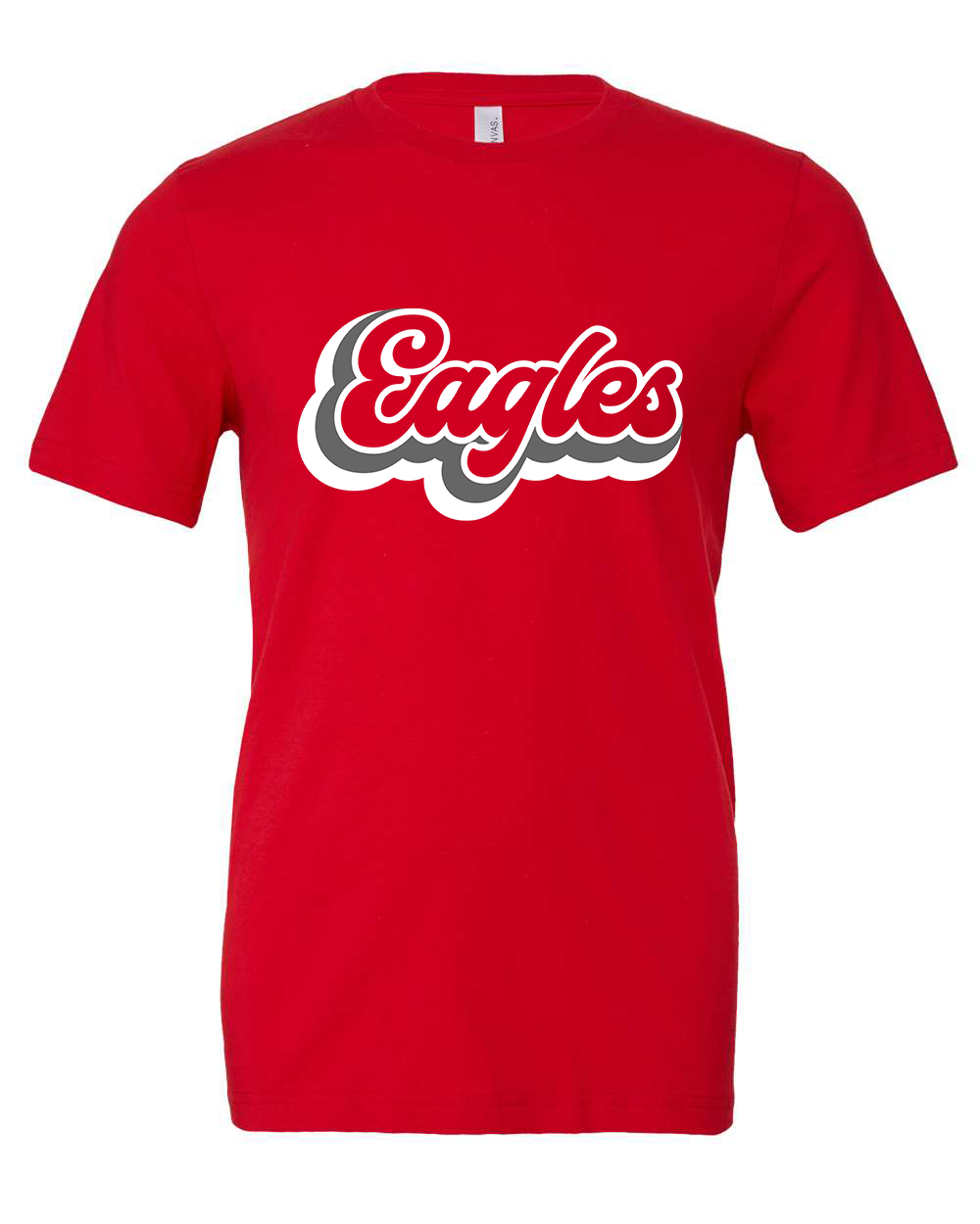 Frankton Eagles Script Tee - Red