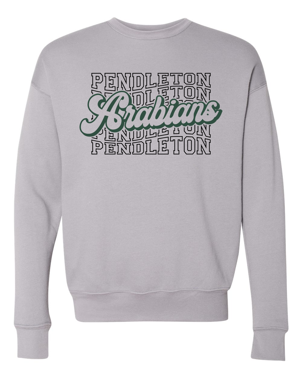 Pendleton Wavy Text Crew Sweatshirt - Storm