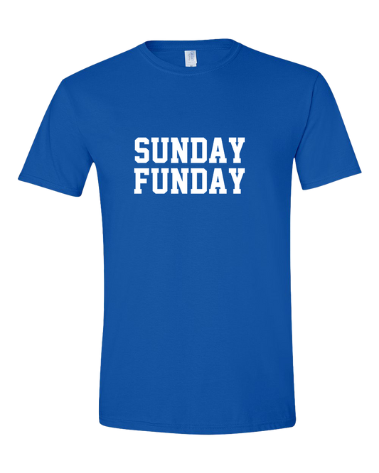 Sunday Funday tshirt - Royal