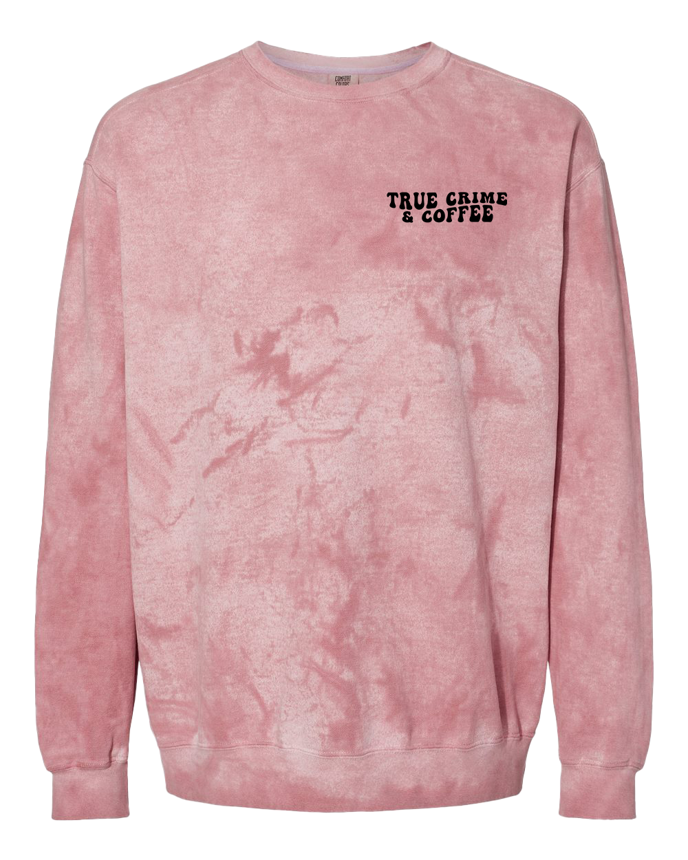 True Crime and Coffee - Comfort Color Crew - Clay