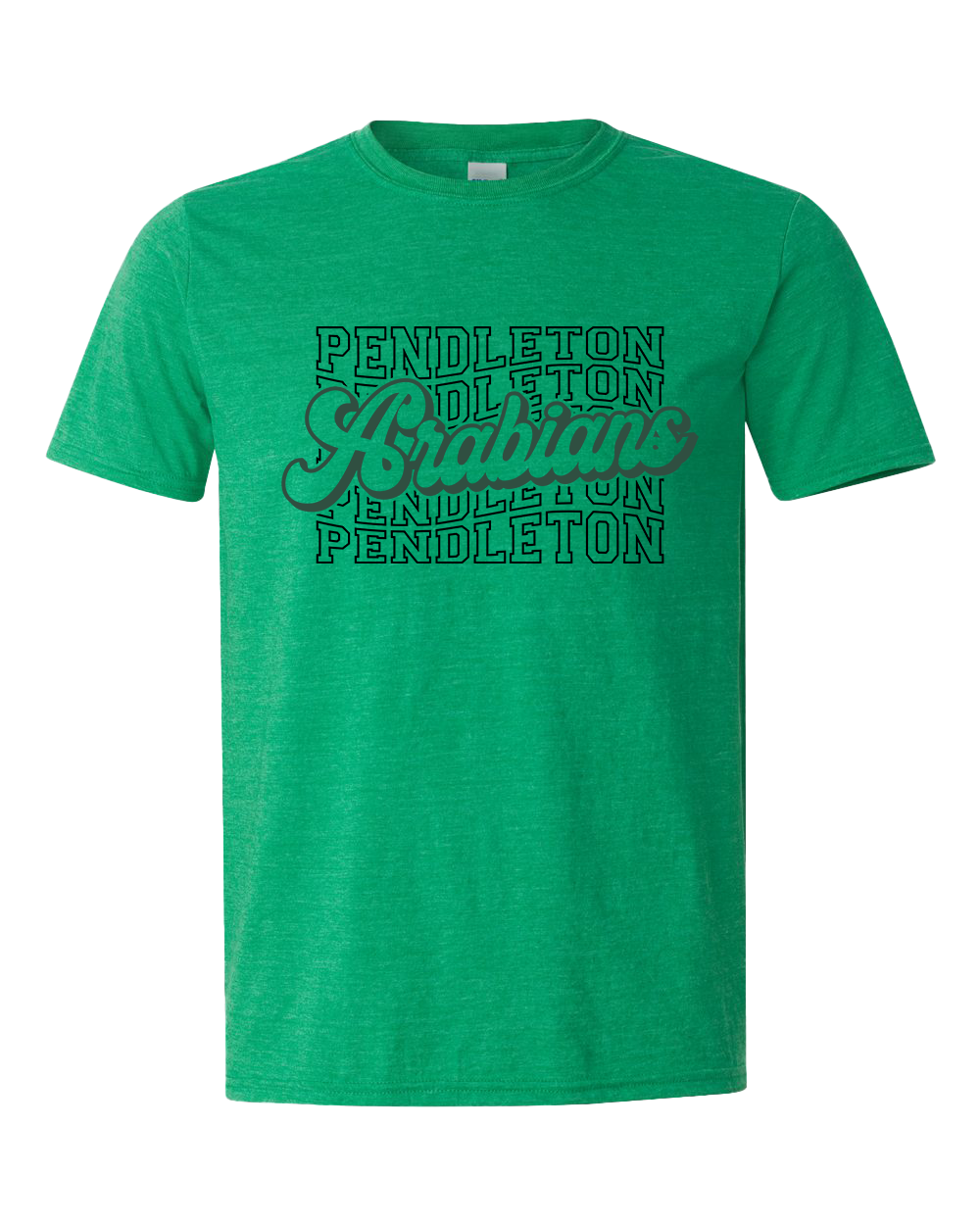 Pendleton Arabians Wavy Tshirt - Kelly Green