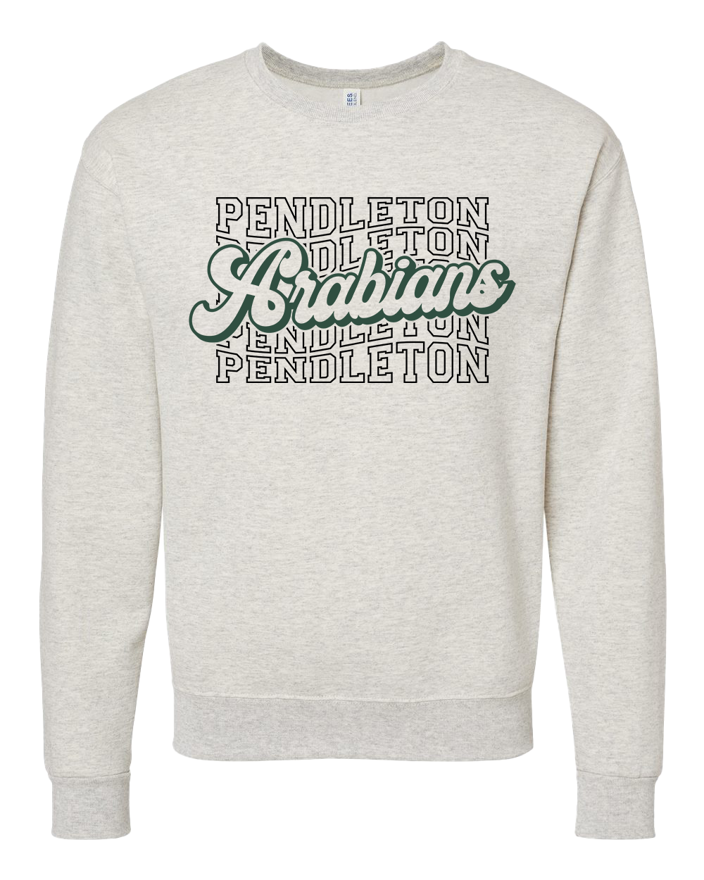 Pendleton Arabians Wavy Crew - Oatmeal Heather