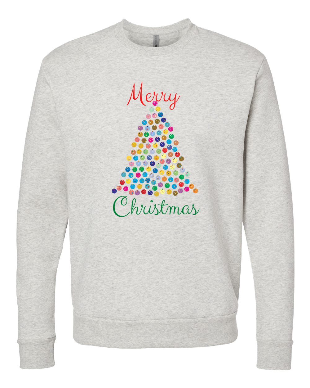 Christmas Tree - NextLevel - Crew Sweatshirt - Oatmeal