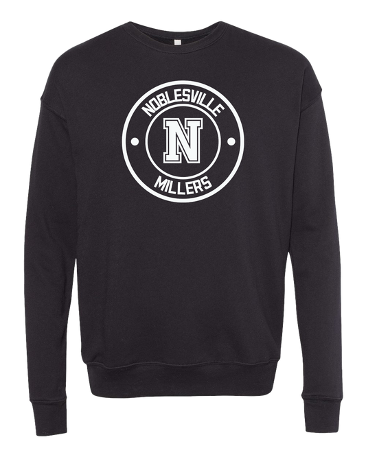 Noblesville Millers Round Crew Sweatshirt - Black