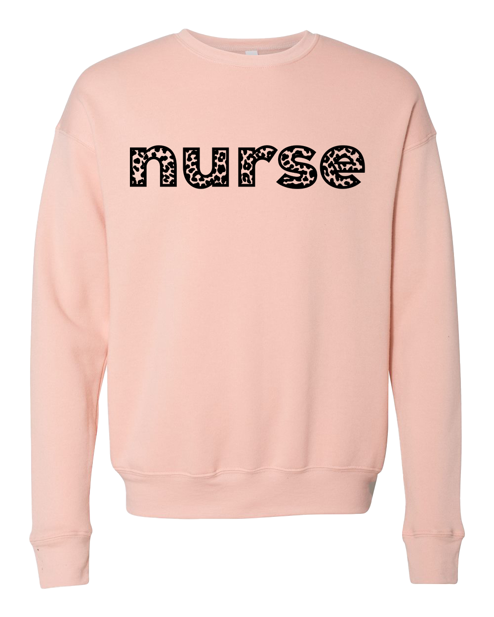 Nurse Leopard Print Crew Sweatshirt - Various Colors