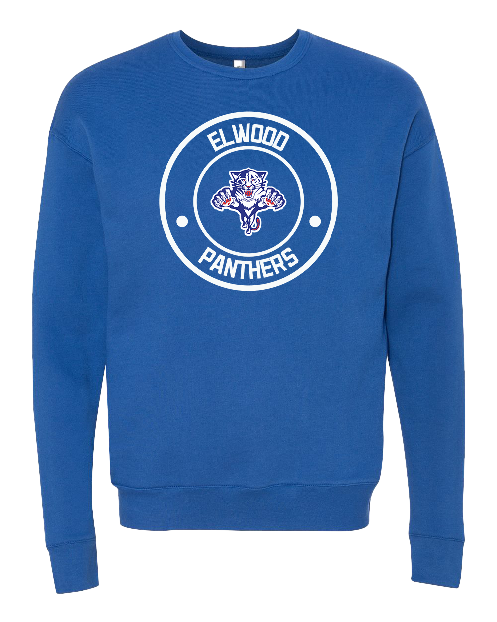 Elwood Panthers Round Crew Sweatshirt - Royal Blue