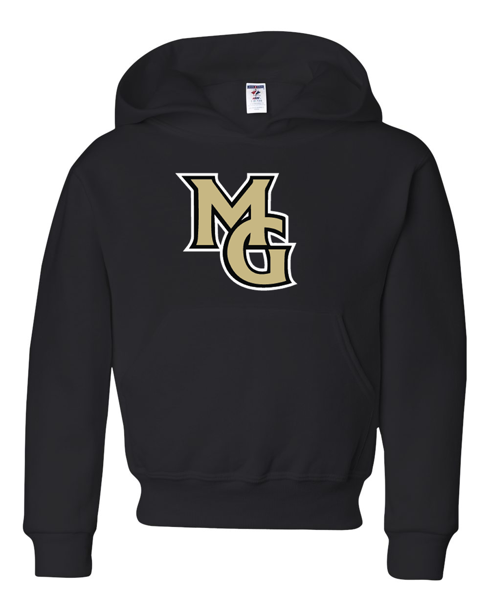 Madison Grant Argylls Youth Hoodie - Black