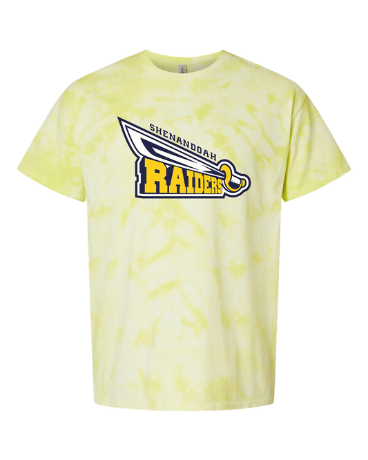 Shenandoah Raiders Tie-Dye Tshirt - Citron
