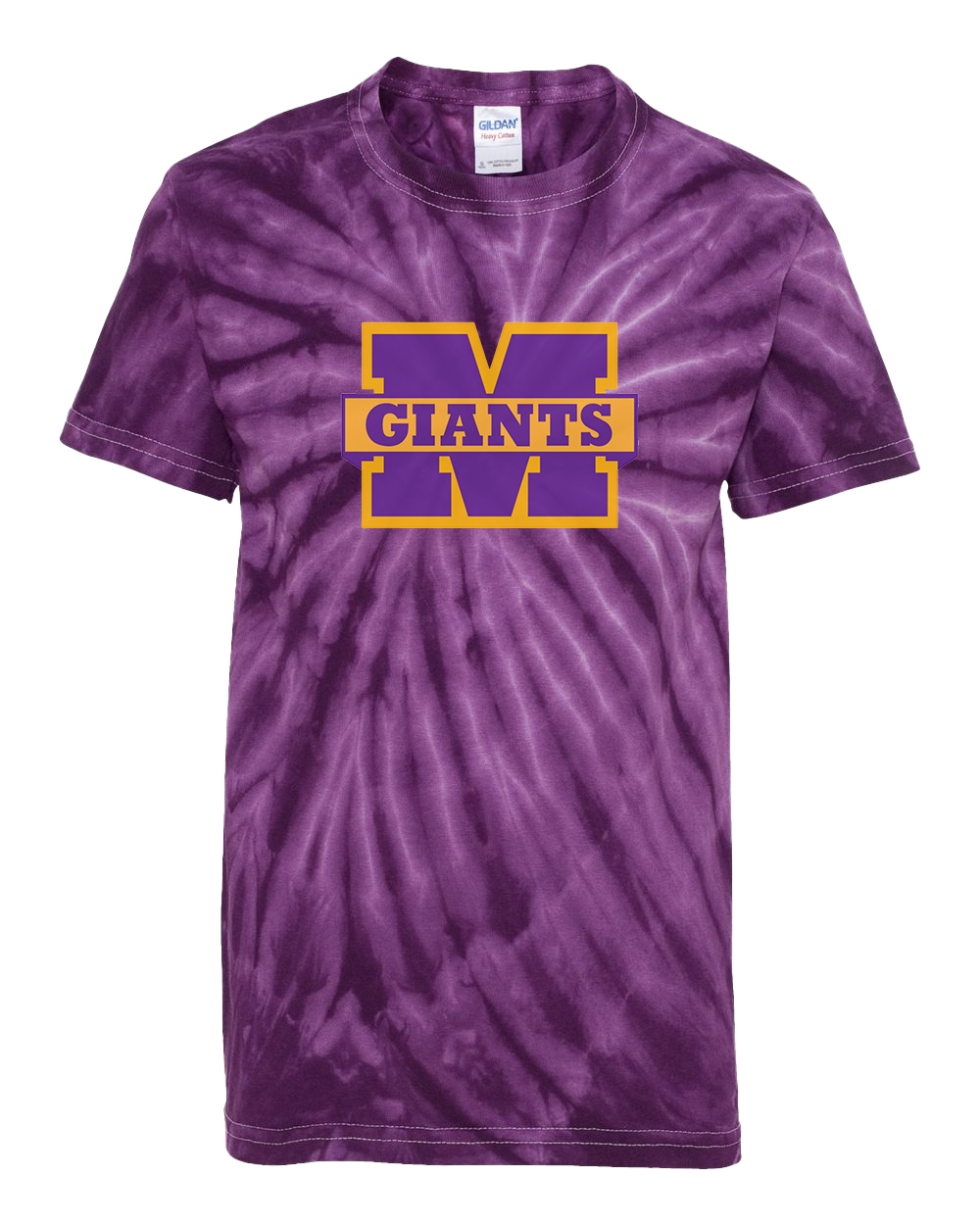 Marion Giants Youth Tie Dye Tshirt - Purple